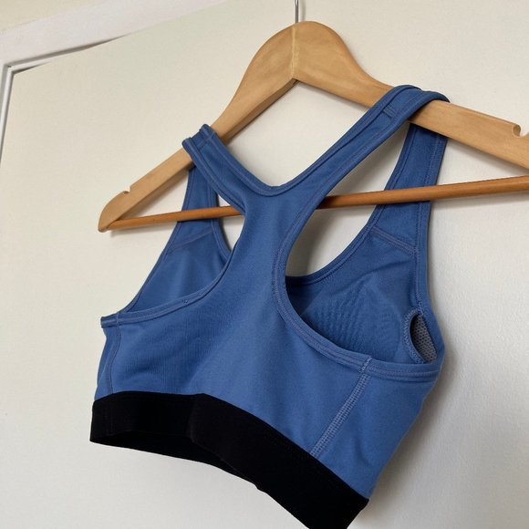 Nike Blue Classic Padded Dri-FIT Sports Bra - Picture 3 of 6